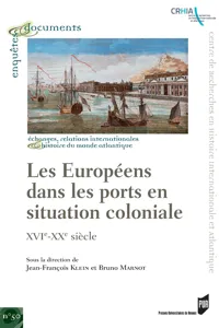 Les Européens dans les ports en situation coloniale_cover