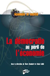 La démocratie au péril de l'économie_cover