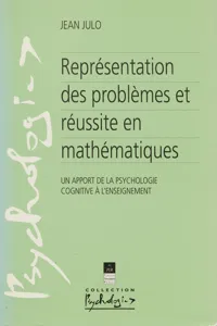 Représentation des problèmes et réussite en mathématiques_cover