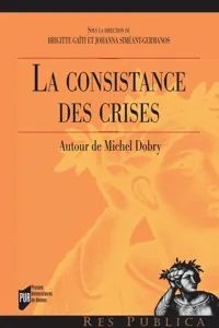 La consistance des crises_cover