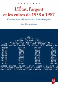 L'État, l'argent et les cultes de 1958 à 1987_cover