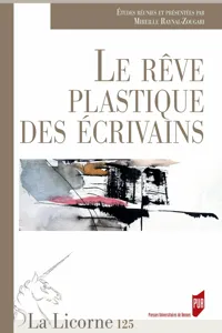 Le rêve plastique des écrivains_cover