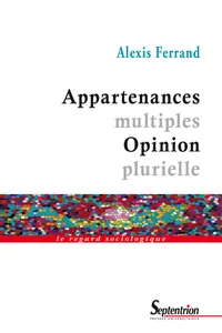 Appartenances multiples, opinion plurielle_cover