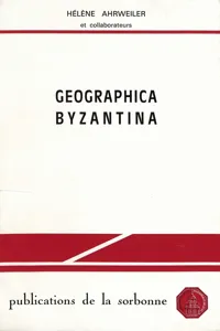 Geographica Byzantina_cover