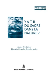 Y a-t-il du sacré dans la nature ?_cover