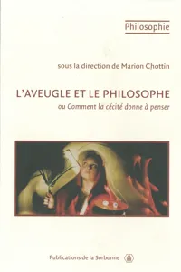 L'aveugle et le philosophe_cover