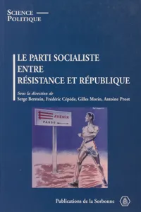 Le parti socialiste entre Résistance et République_cover