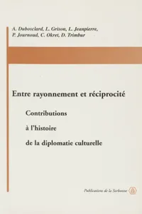 Entre rayonnement et réciprocité_cover