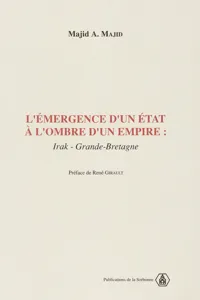 L'émergence d'un État à l'ombre d'un empire_cover