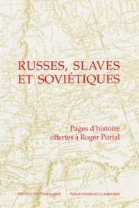 Russes, slaves et soviétiques_cover