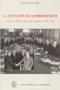 La tentation du rapprochement_cover