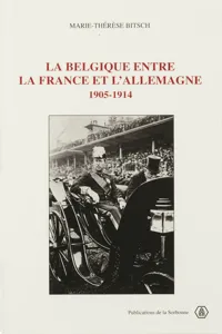 La Belgique entre la France et l'Allemagne_cover