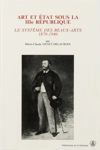 Art et État sous la IIIe République_cover