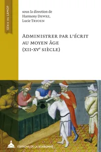 Administrer par l'écrit au Moyen Âge_cover