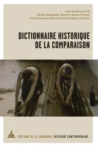 Dictionnaire historique de la comparaison_cover