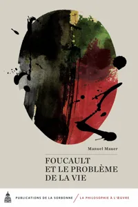 Foucault et le problème de la vie_cover