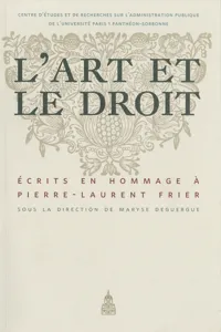 L'art et le droit_cover