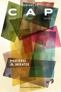 Matières à inventer_cover