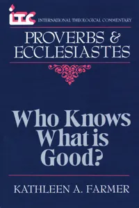 Proverbs and Ecclesiastes_cover