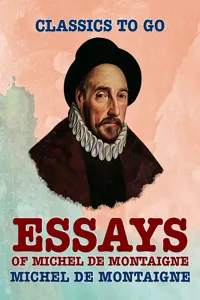 Essays of Michel de Montaigne_cover