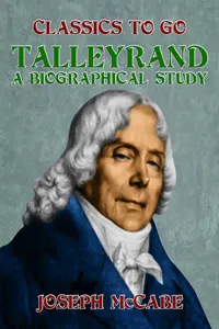 Talleyrand: A Biographical Study_cover