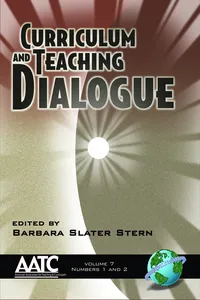 Curriculum and Teaching Dialogue_cover