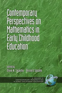 Contemporary Perspectives on Mathematics in Early Childhood Education_cover