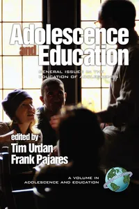 Adolescence and Education_cover