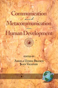 Communication and Metacommunication in Human Development_cover