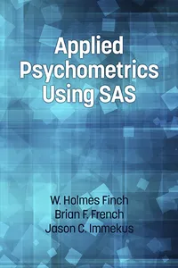 Applied Psychometrics using SAS_cover