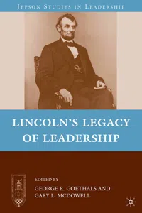 Lincoln's Legacy of Leadership_cover