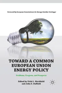 Toward a Common European Union Energy Policy_cover