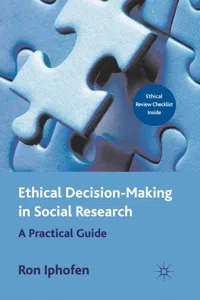 Ethical Decision Making in Social Research_cover