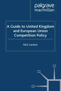 A Guide to United European Union Competition Policy_cover