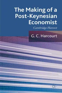 The Making of a Post-Keynesian Economist_cover