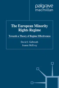 The European Minority Rights Regime_cover