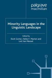 Minority Languages in the Linguistic Landscape_cover