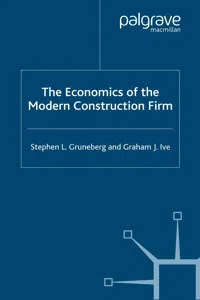 The Economics of the Modern Construction Firm_cover