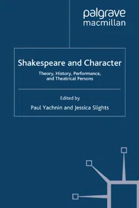 Shakespeare and Character_cover
