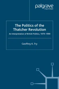 The Politics of the Thatcher Revolution_cover