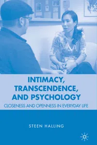 Intimacy, Transcendence, and Psychology_cover