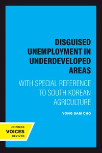 Disguised Unemployment in Underdeveloped Areas_cover