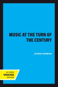 Music at the Turn of the Century_cover