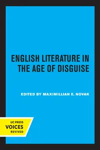 English Literature in the Age of Disguise_cover