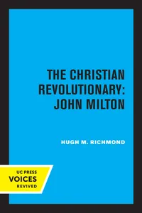The Christian Revolutionary: John Milton_cover