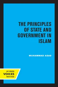 The Principles of State and Government in Islam_cover