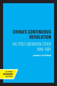 China's Continuous Revolution_cover