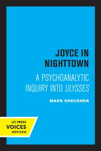 Joyce in Nighttown_cover