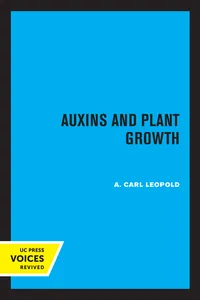 Auxins and Plant Growth_cover