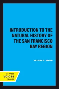 Introduction to the Natural History of the San Francisco Bay Region_cover